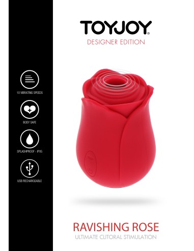 Stimulateur de clitoris Ravishing Rose 10 Vibrations