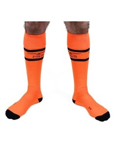 Chaussettes hautes Urban Football Socks Orange Neon