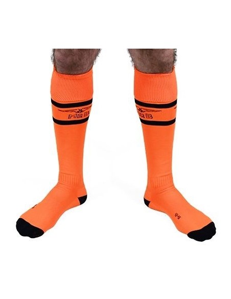 Chaussettes hautes Urban Football Socks Orange Neon