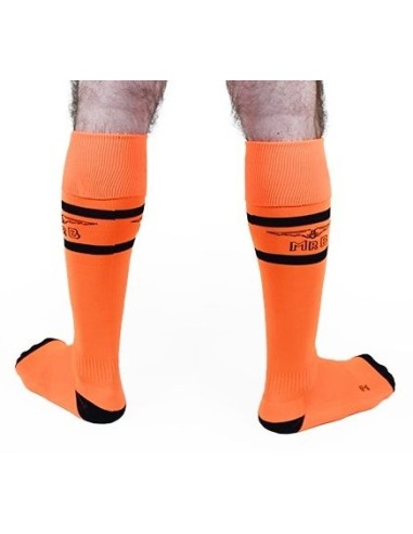 Chaussettes hautes Urban Football Socks Orange Neon