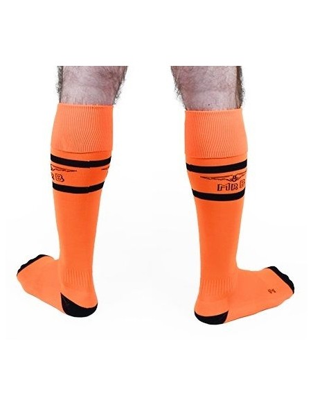 Chaussettes hautes Urban Football Socks Orange Neon