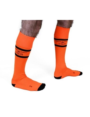 Chaussettes hautes Urban Football Socks Orange Neon