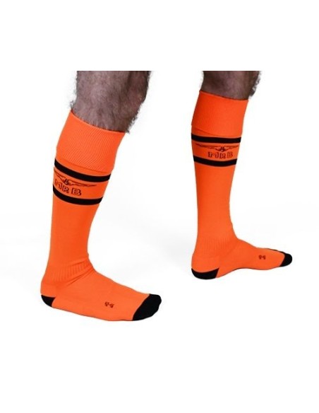 Chaussettes hautes Urban Football Socks Orange Neon