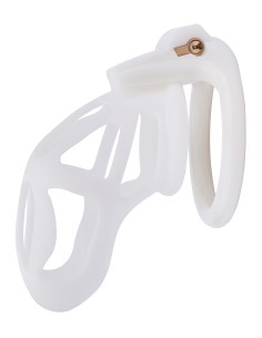 Cage de chasteté Skelly L 11 x 3.6cm Blanche