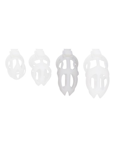Cage de chasteté Skelly L 11 x 3.6cm Blanche