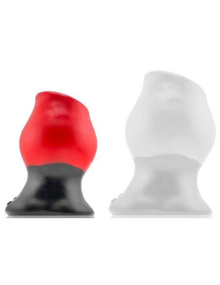 Plug Tunnel Super Max Pighole XXXL 15 x 11.5 cm Noir-Rouge