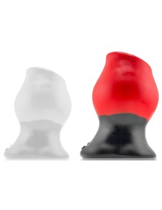 Plug Tunnel Colossus Pighole XXXXL 17 x 13.5 cm Noir-Rouge