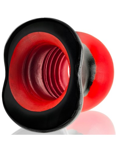 Plug Tunnel Colossus Pighole XXXXL 17 x 13.5 cm Noir-Rouge