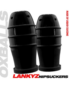 Suce-Tétons Lankyz 20 mm Noirs