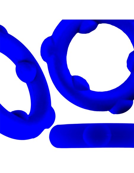 Cockring Spinner 25 mm Bleu