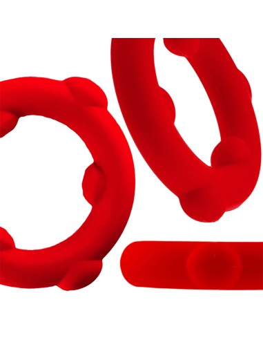 Cockring Spinner 25 mm Rouge