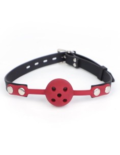 Bâillon Boule Percée Breathfive 40mm Bordeaux