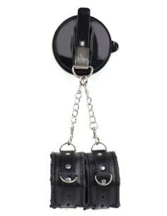 Menottes avec Ventouse Strongcup Noires