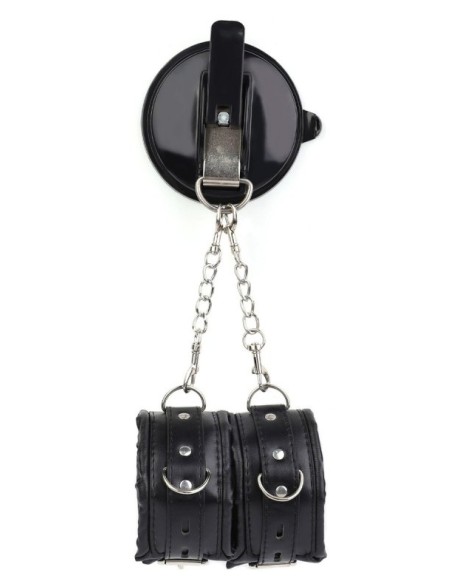 Menottes avec Ventouse Strongcup Noires