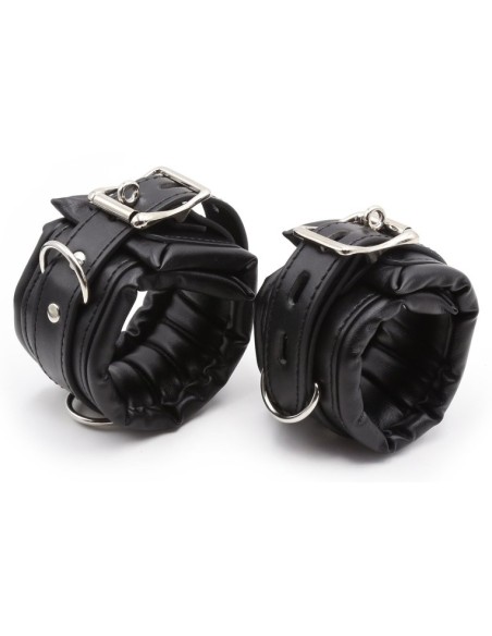 Menottes avec Ventouse Strongcup Noires