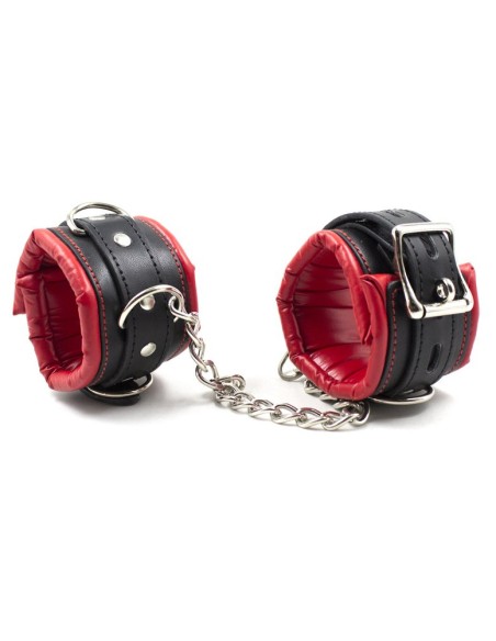 Menottes avec Ventouse Strongcup Rouges