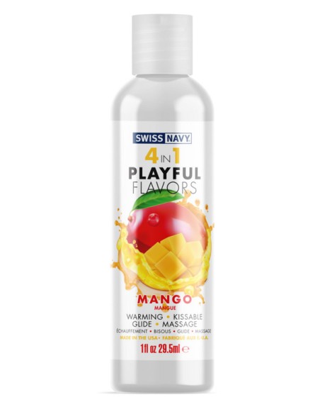 Lubrifiant 4 en 1 Playful Flavors 29.5ml Mangue