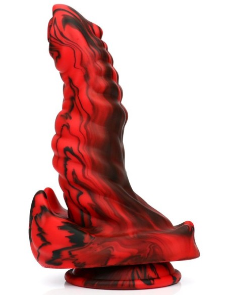 Gode Fantasy Hybrixis 18 x 6.3cm Rouge et Noir
