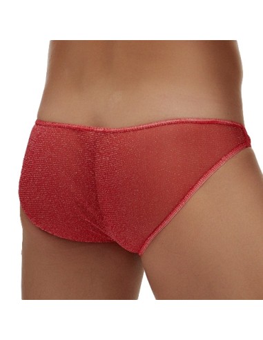Slip Pailleté Minicut Rouge
