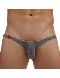 Slip Minicut Gris pailleté