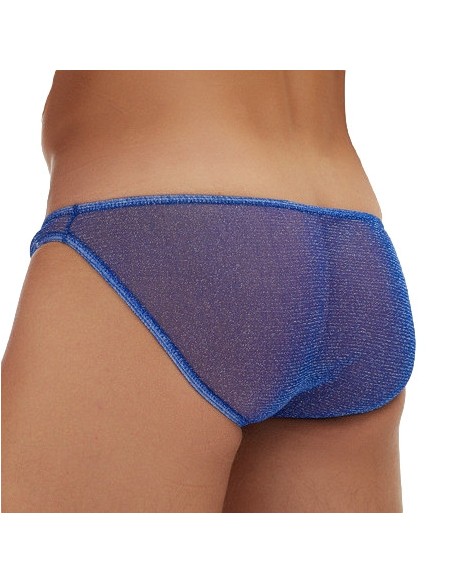 Slip Pailleté Minicut Bleu