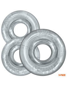 Lot de 3 Cockrings Rimringz Transparents
