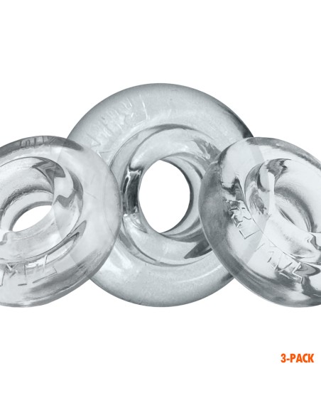 Lot de 3 Cockrings Rimringz Transparents