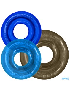 Lot de 3 Cockrings Rimringz Gris-Bleus