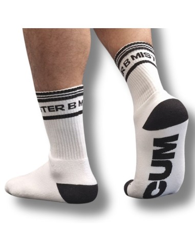Chaussettes Cum Dump Blanches