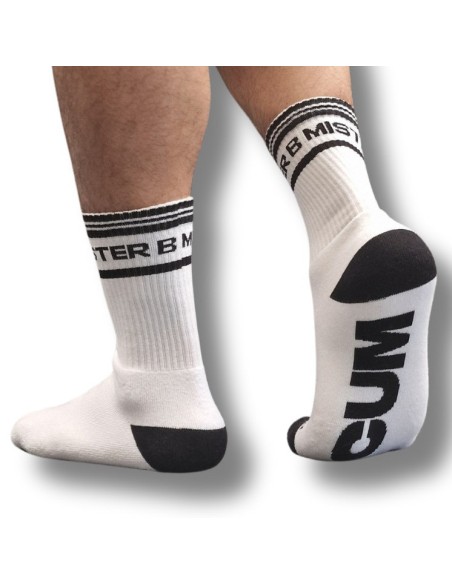 Chaussettes Cum Dump Blanches