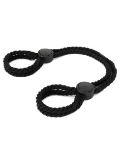 Menottes Doubles en Corde Dualpurpose Noires