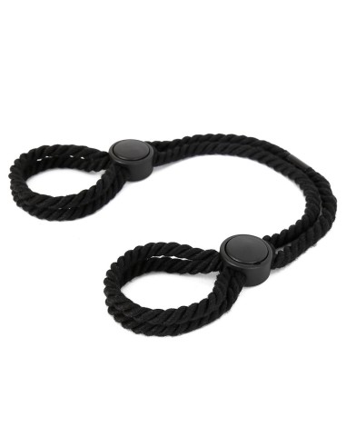 Menottes Doubles en Corde Dualpurpose Noires