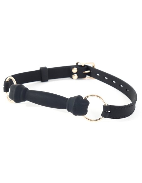 Bâillon Mors Silicone Morsum 11.5cm Noir