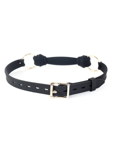 Bâillon Mors Silicone Morsum 11.5cm Noir