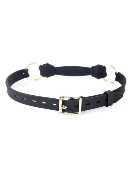 Bâillon Mors Silicone Morsum 11.5cm Noir