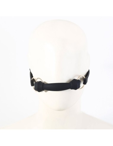 Bâillon Mors Silicone Morsum 11.5cm Noir