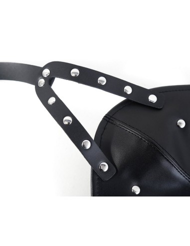 Masque avec Bâillon-Boule Gagown Noir