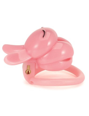 Cage Lapin 4.5 x 3 cm Rose