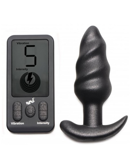 Plug vibrant Swirl Butt 9.5 x 3.6cm