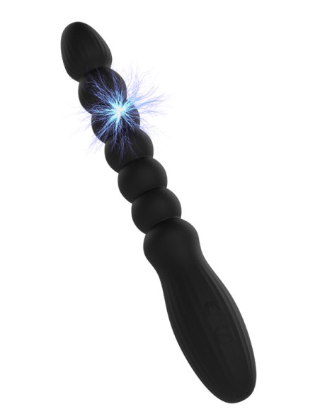 Chapelet Anal Vibrant Électro Schockbeads 12 x 2.4cm