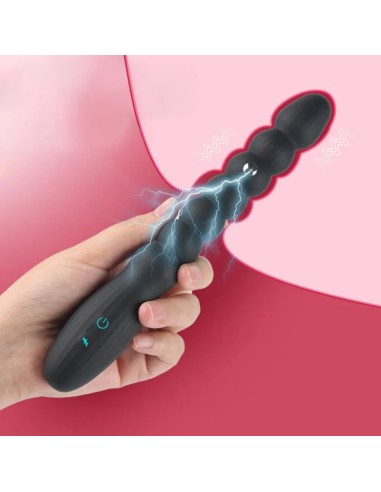 Chapelet Anal Vibrant Électro Schockbeads 12 x 2.4cm