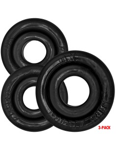 Lot de 3 Cockrings Rimringz Noirs