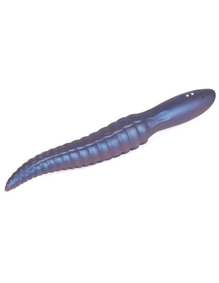 Gode poignée vibrant Chatak 16 x 3.3cm Bleu