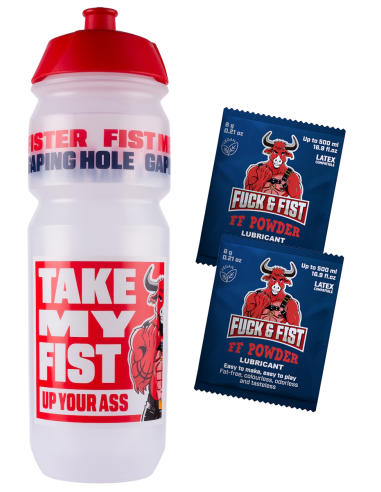 SHAKER F&F 750ml + 2 sachets FF Powder 6g