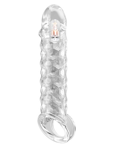 Gaine pénienne vibrante Mystic Hexa 15 x 4cm