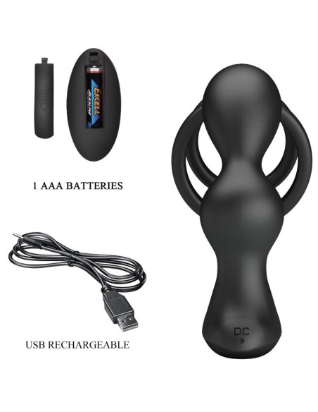 Plug et cockring Qockass 8 x 2.8cm