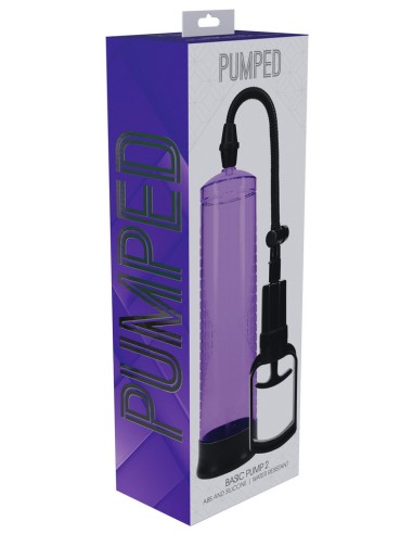 Pompe Basic Pump 2 - 20 x 5.8 cm Violette - Pompes à Pénis - 2