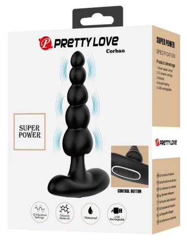 Plug Vibrant Corban 10 x 3cm - Plugs Vibrants - 2