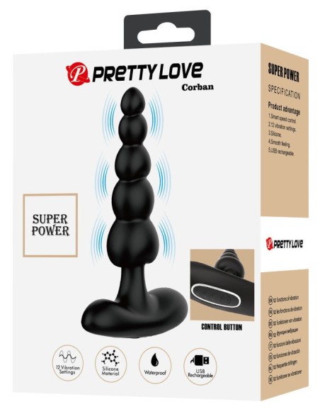 Plug Vibrant Corban 10 x 3cm - Plugs Vibrants - 2