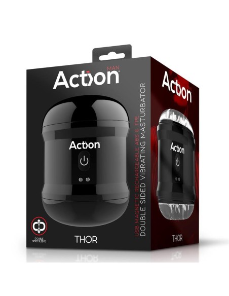 Masturbateur Thor Double entrée 10 vibrations